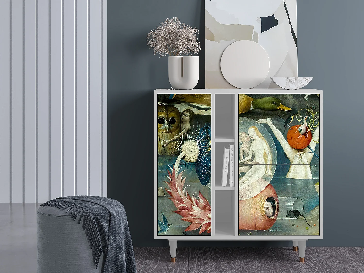 Kredens - 94х96х41 cm - BS5 - The Garden Of by Bosch, Biały