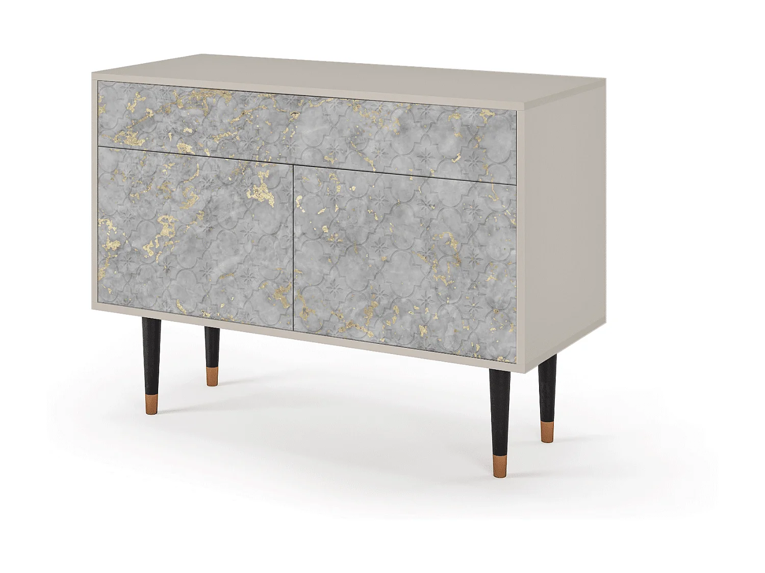 Aparador - 115x85x48 cm - BS4 - Mariana Trench, Areia