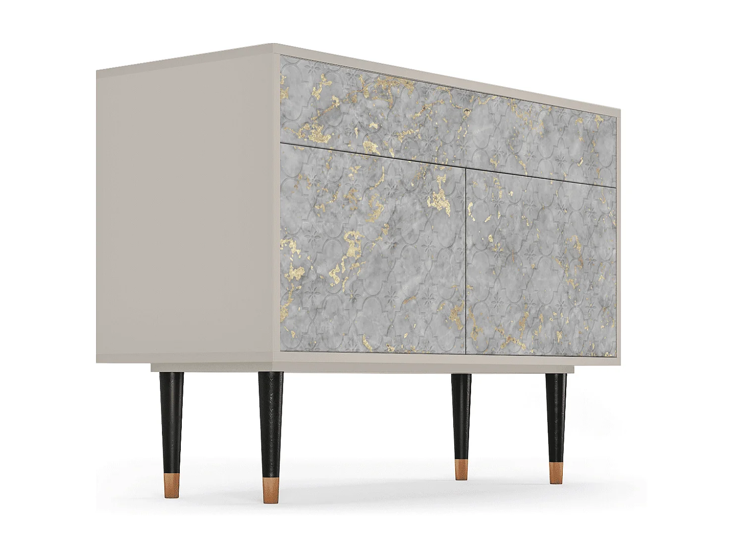 Aparador - 115x85x48 cm - BS4 - Mariana Trench, Areia