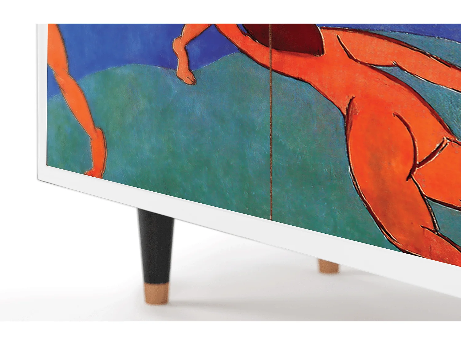 Kredens - 94x96x48 cm - BS3 - The Dance by Matisse , Biały