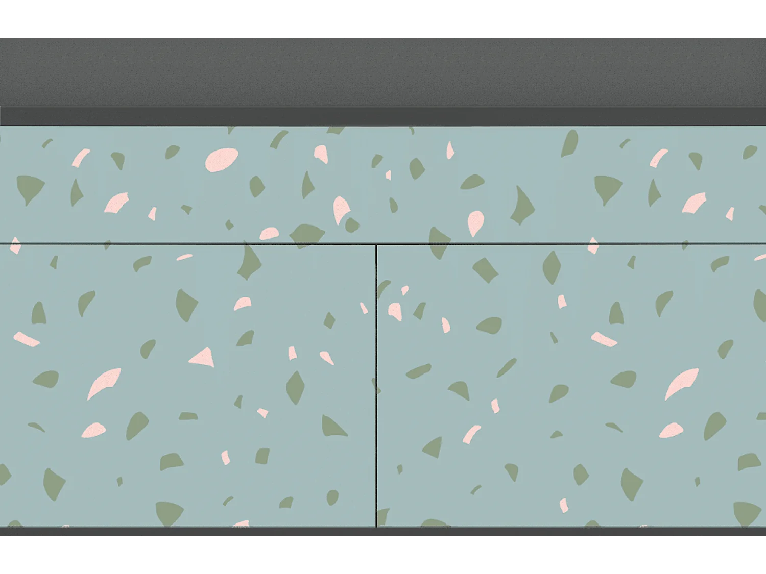 Buffet - 115x85x48 cm - BS4 - Blue Drops, Anthracite