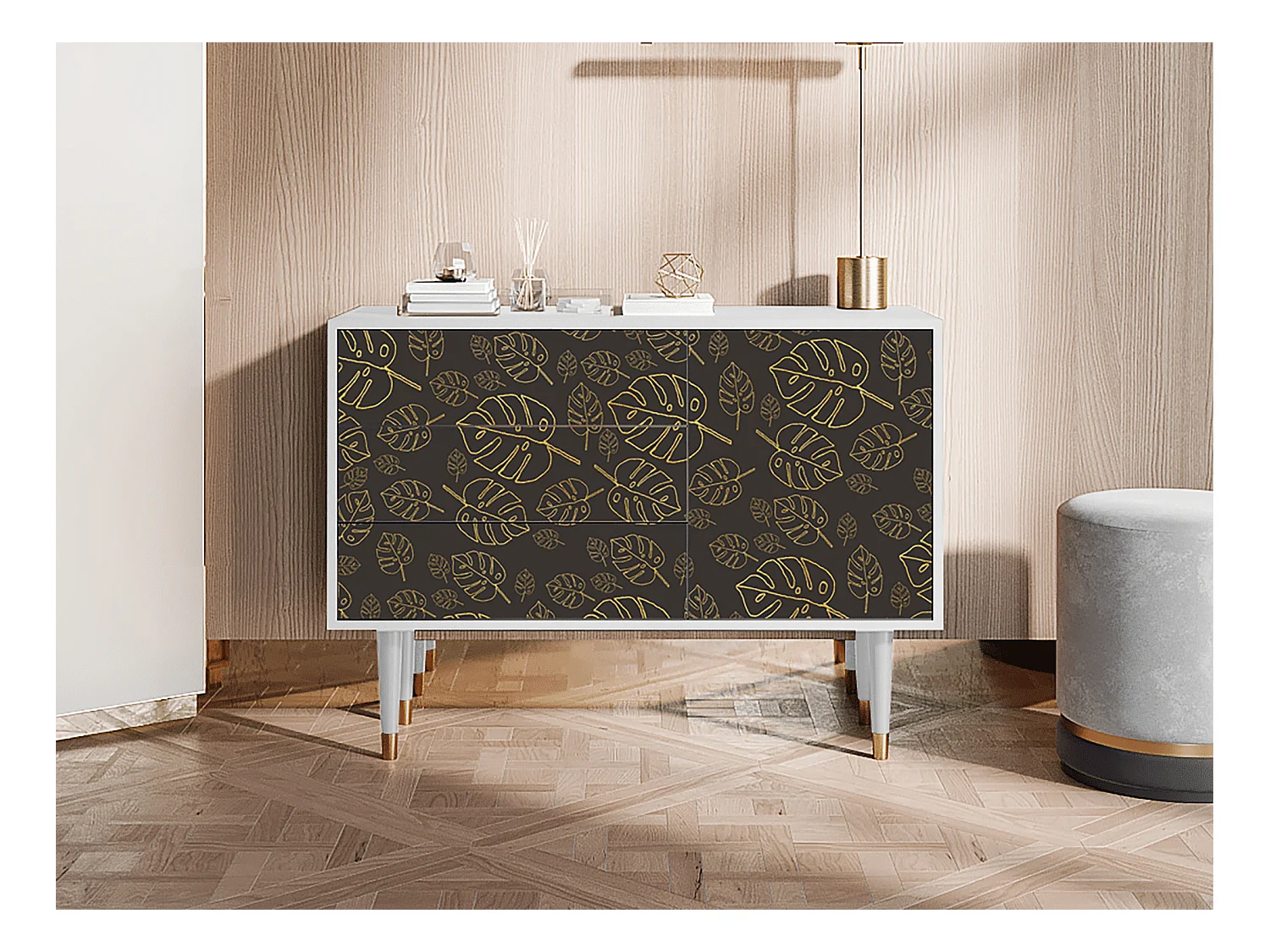 Buffet - 115х84х41 cm - S3 - Fall Of The Leaves, Blanc