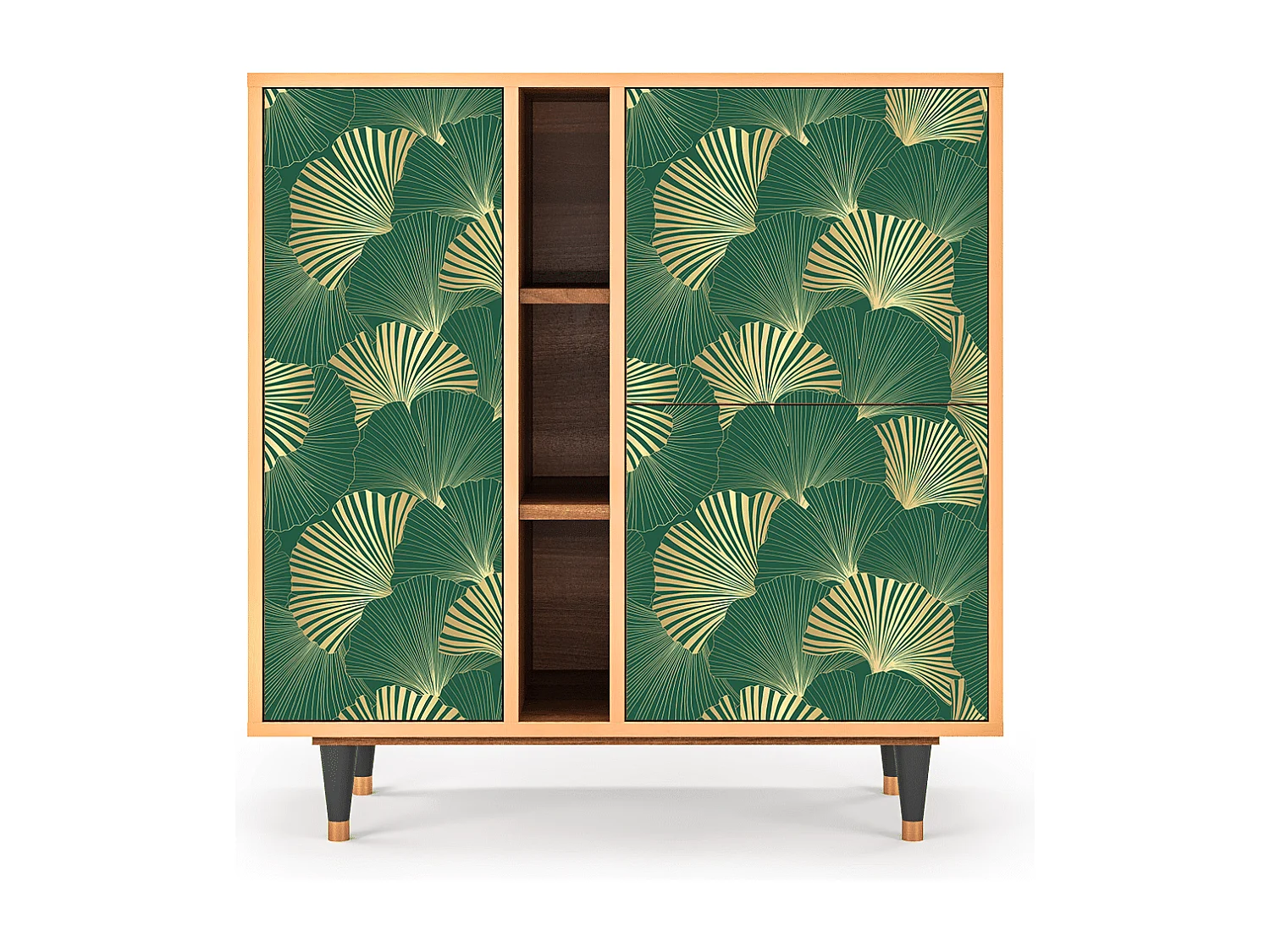 Credenza - 94х96х41 cm - BS5 - Gold Ginkgo, Noce
