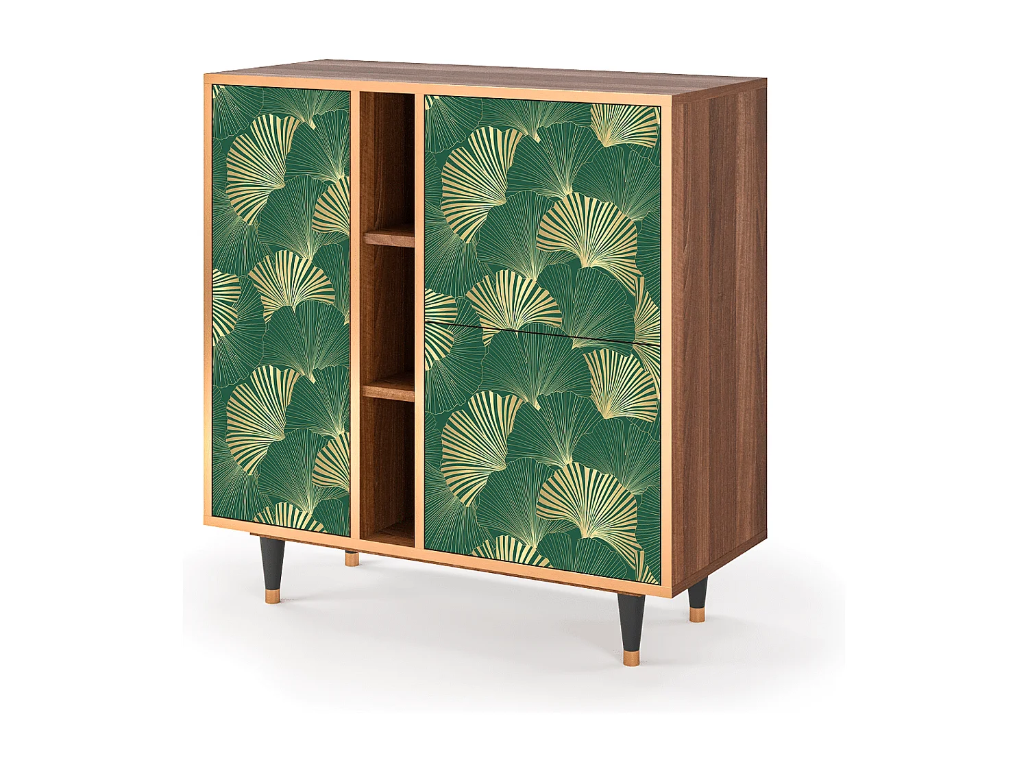 Credenza - 94х96х41 cm - BS5 - Gold Ginkgo, Noce