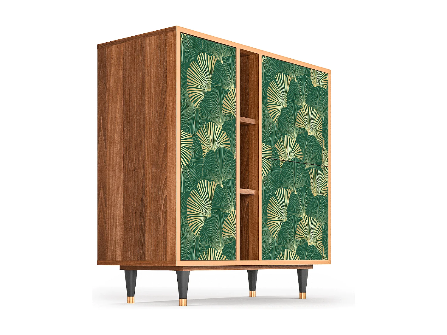 Credenza - 94х96х41 cm - BS5 - Gold Ginkgo, Noce