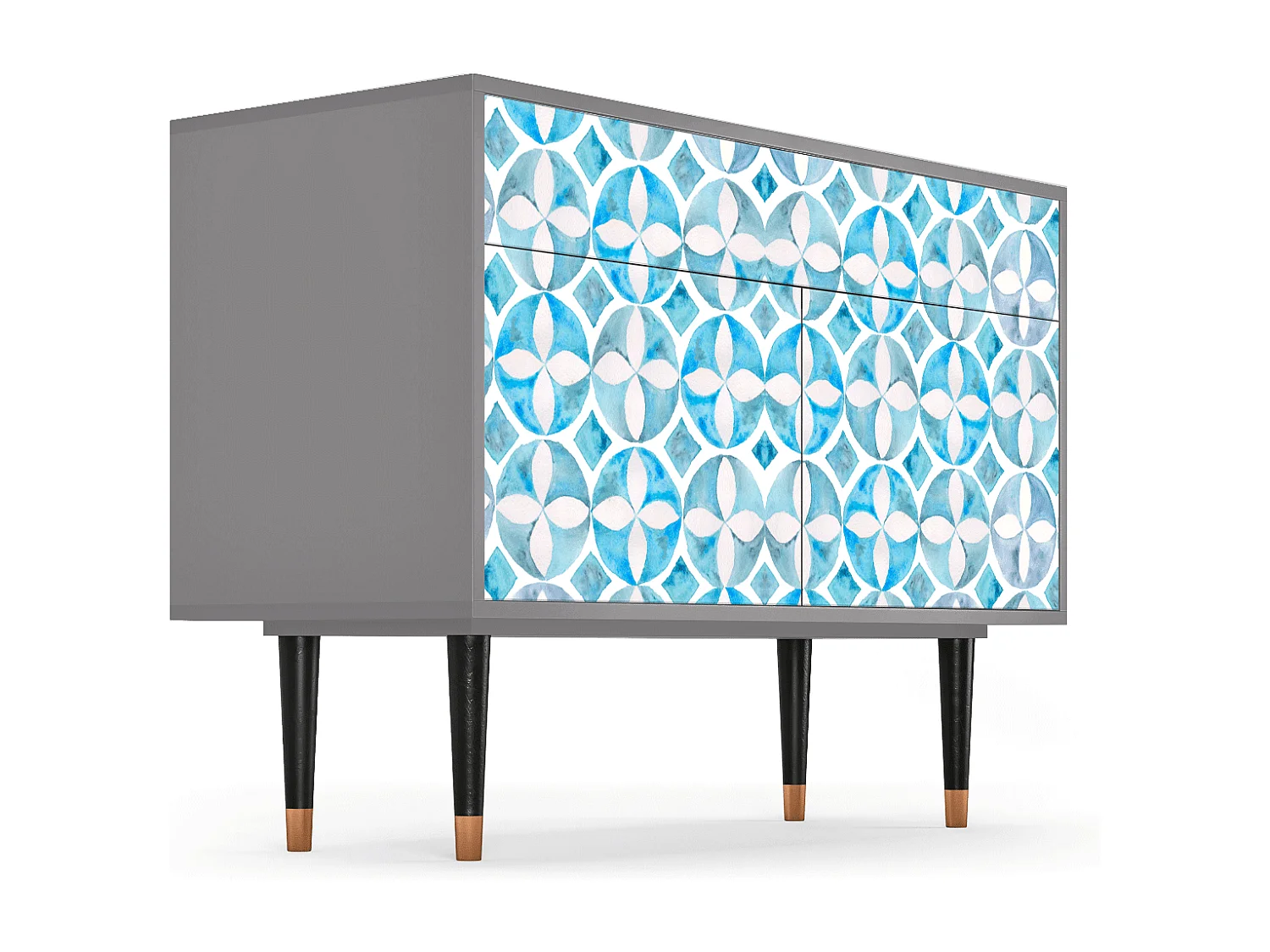 Buffet - 115x85x48 cm - BS4 - Porto Mood, Gris