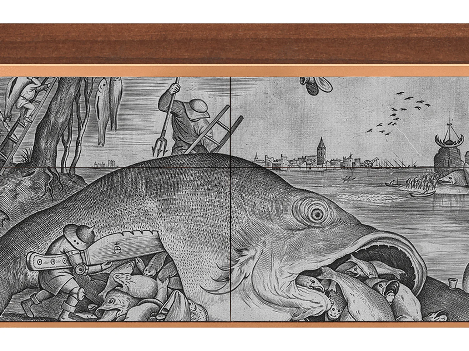 Buffet - 115x85x48 cm - BS4 - Big Fish Eat Little, Noyer