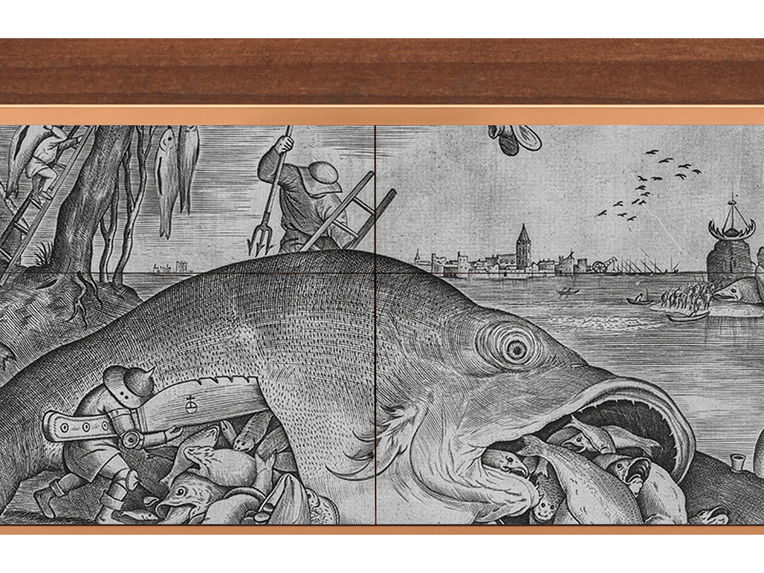 Buffet - 115x85x48 cm - BS4 - Big Fish Eat Little, Noyer