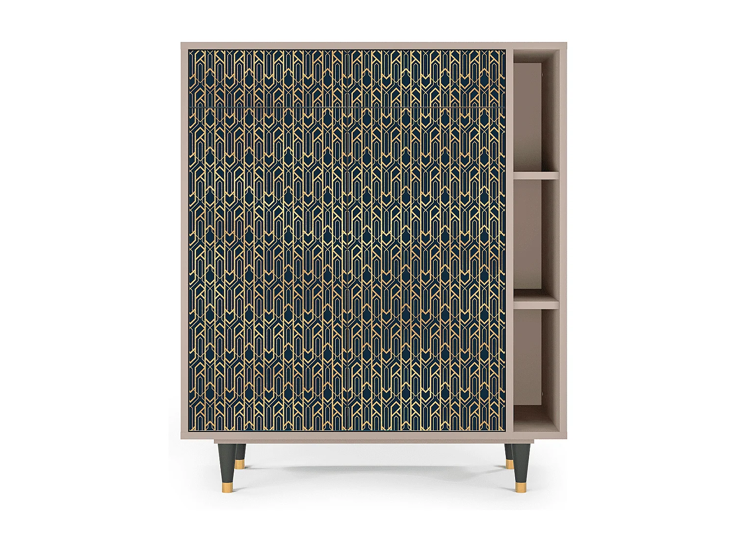 Sideboard - 96х110х41 cm - BS6 - Golden Empire, Latte