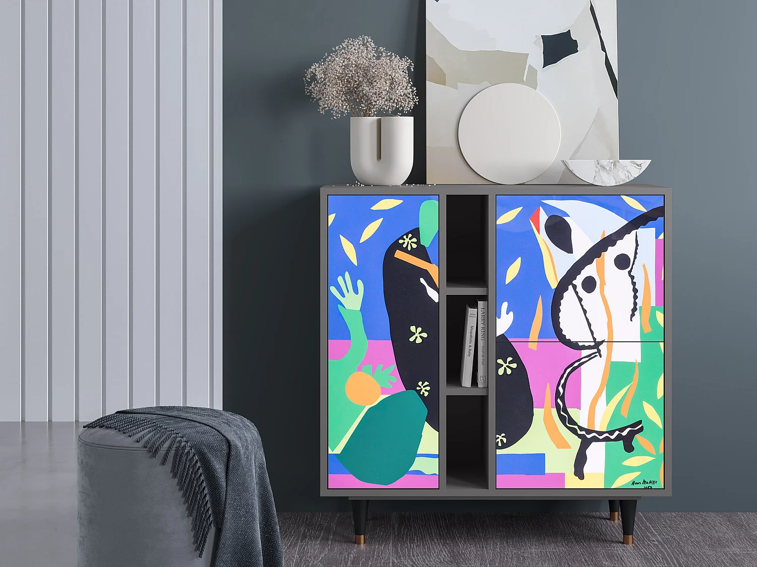 Buffet - 94х96х41 cm - BS5 - La Tristesse du Roi, Gris