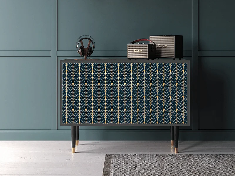 Credenza - 115x85x48 cm - BS4 - Flower of the Nile, Antracite