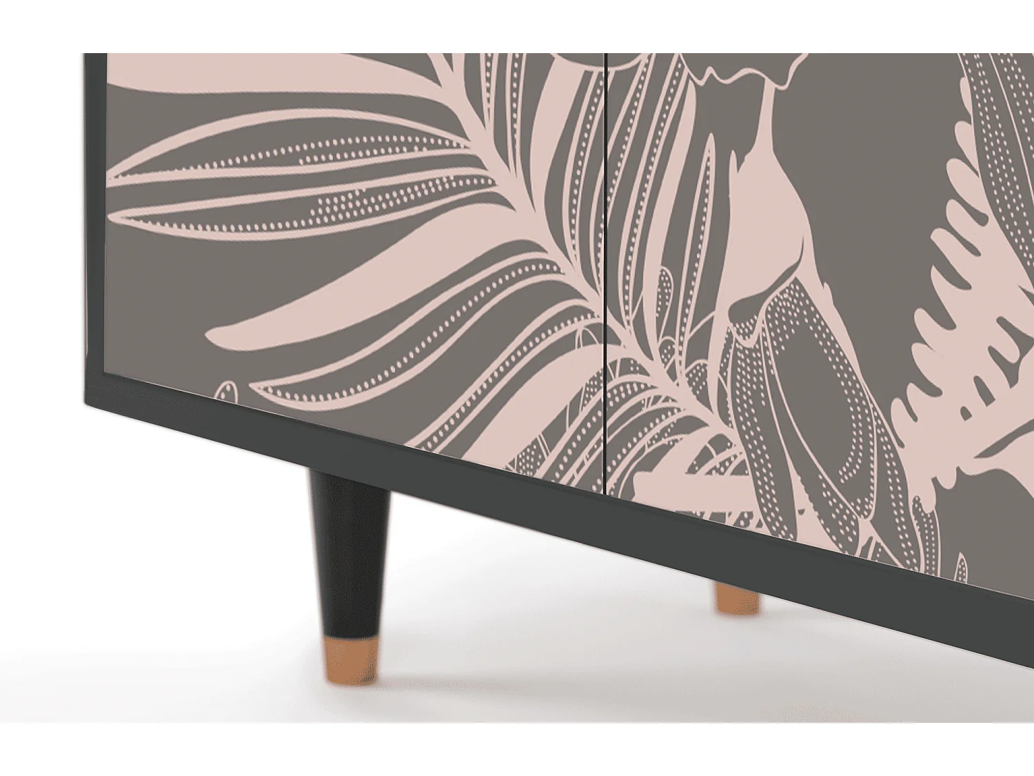 Buffet - 94x96x48 cm - BS3 - Issabelline Flower, Anthracite