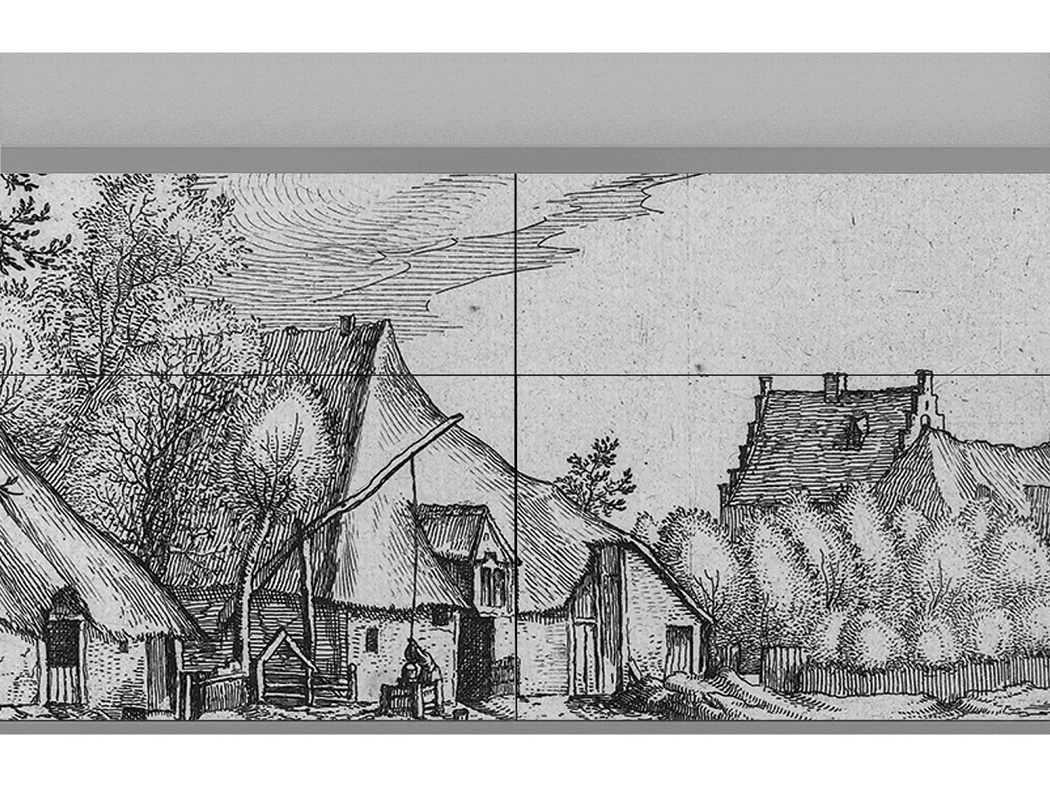 Kredens - 115x85x48 cm - BS4 - Saint Martin, Szary