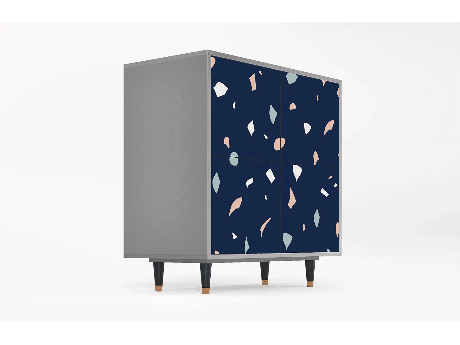 Credenza - 94x96x48 cm - BS3 - Space Satellites, Grigio