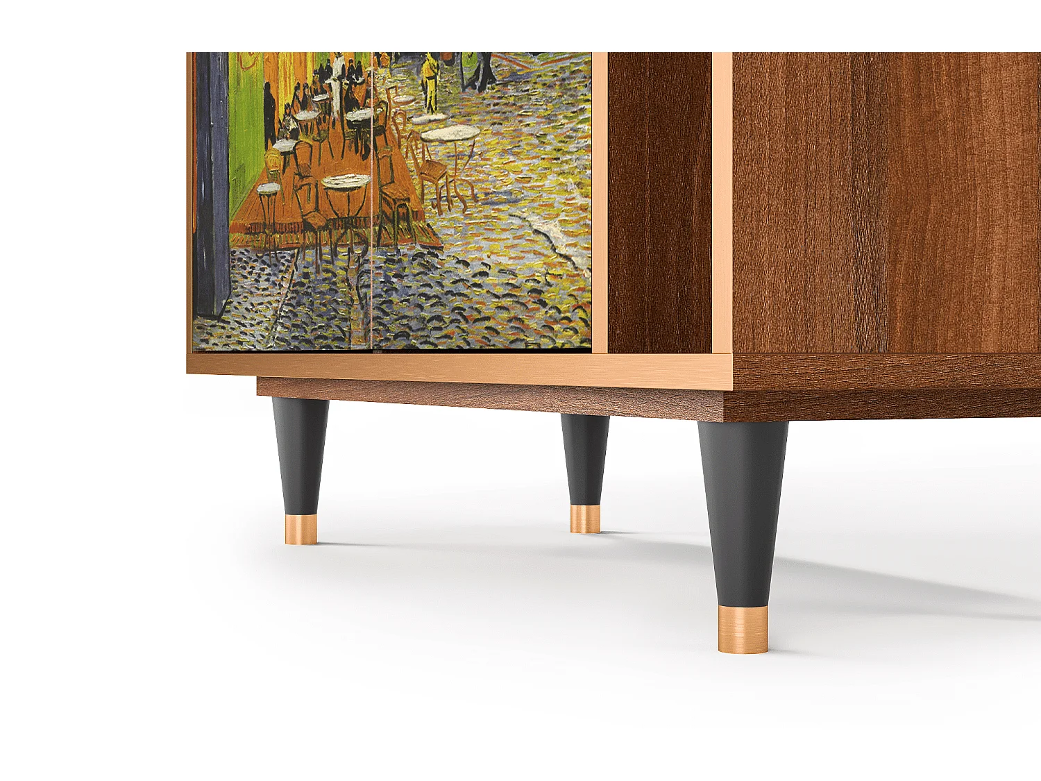 Buffet - 96х110х41 cm - BS6 - Café Terrace at Night, Noyer