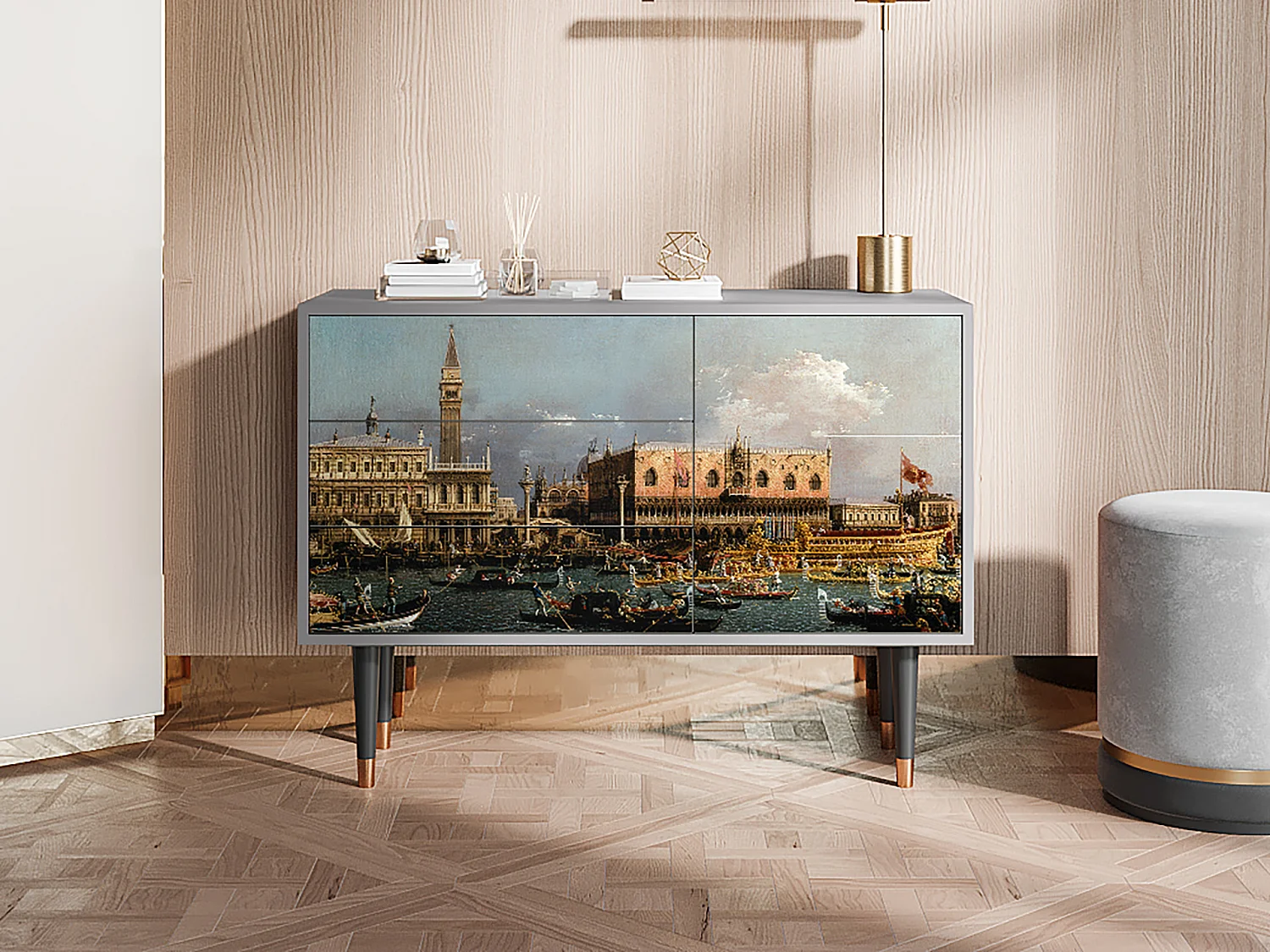 Sideboard - 115х84х41 cm - S3 - The Bucintoro, Grau