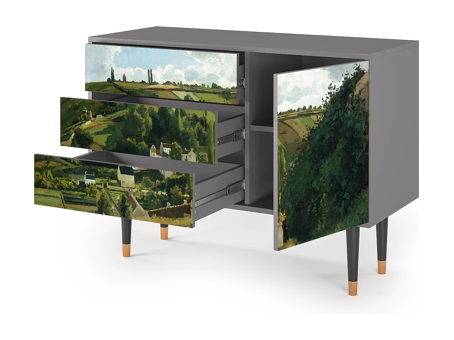 Sideboard - 115х84х41 cm - S3 - The Bucintoro, Grau