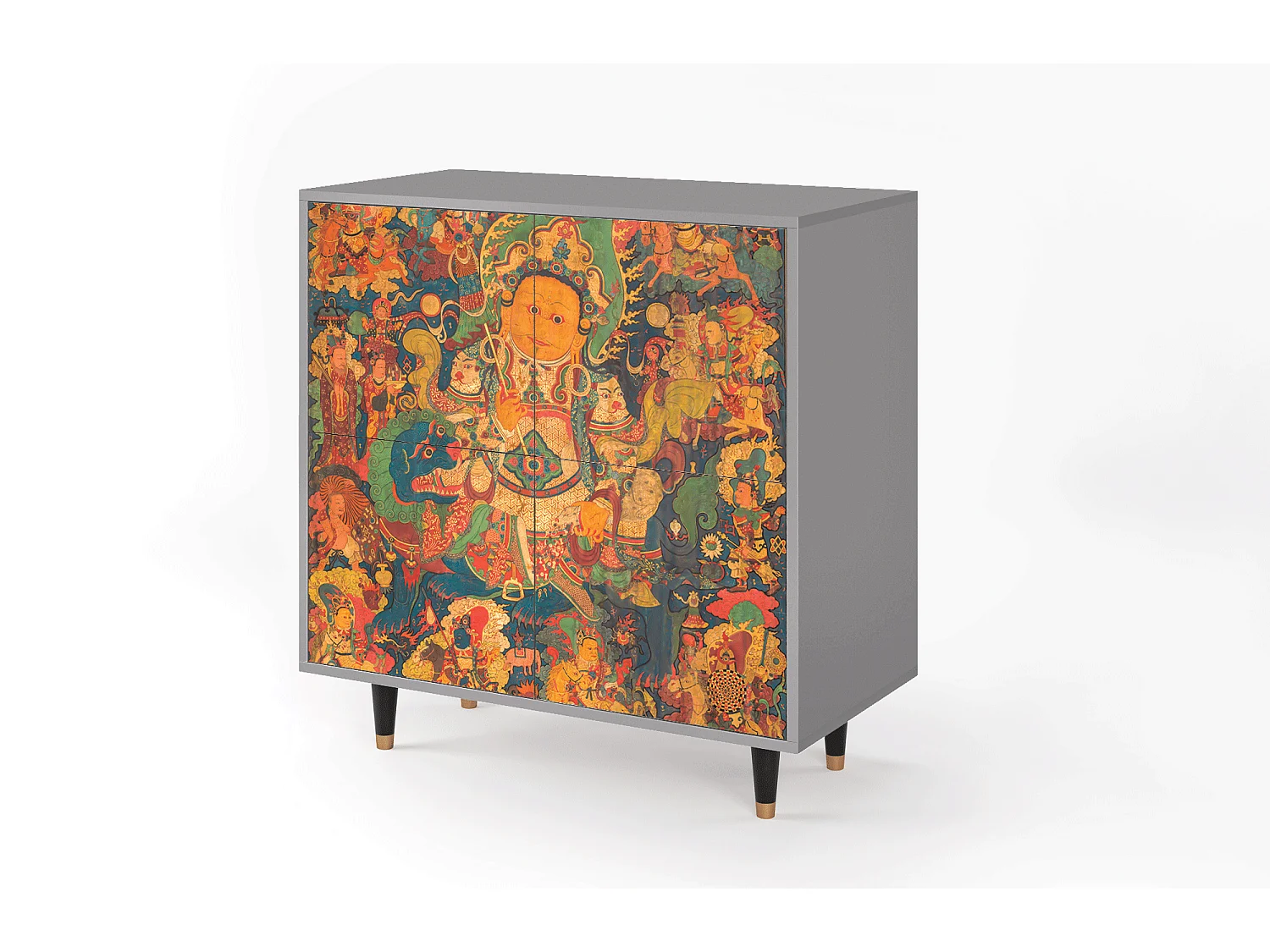 Aparador - 94x96x48 cm - BS3 - God by Vaisravana , Cinza