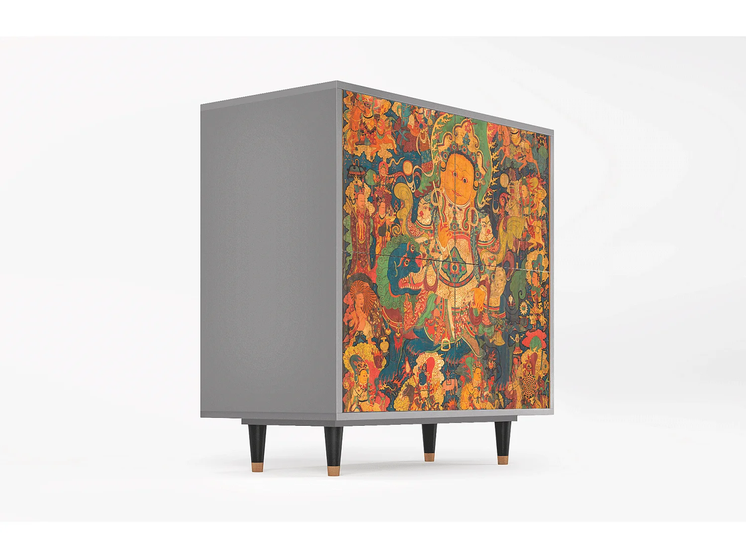 Aparador - 94x96x48 cm - BS3 - God by Vaisravana , Cinza