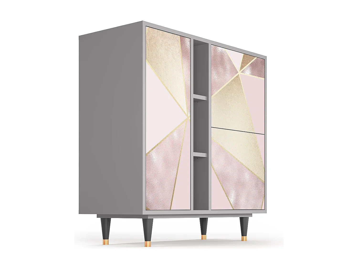 Dressoir - 94х96х41 cm - BS5 - Cosmopolitan Diva, Grijs