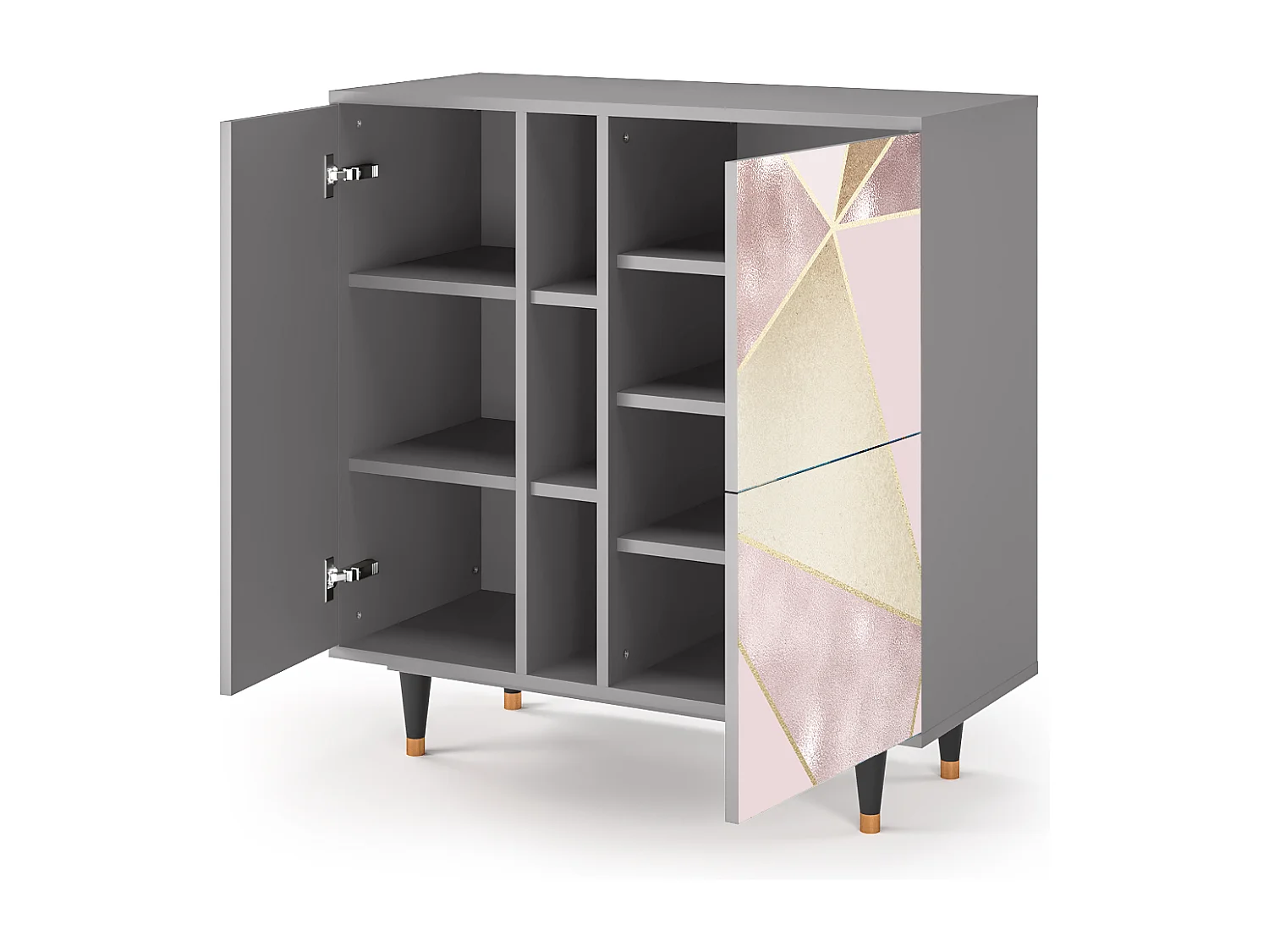 Dressoir - 94х96х41 cm - BS5 - Cosmopolitan Diva, Grijs