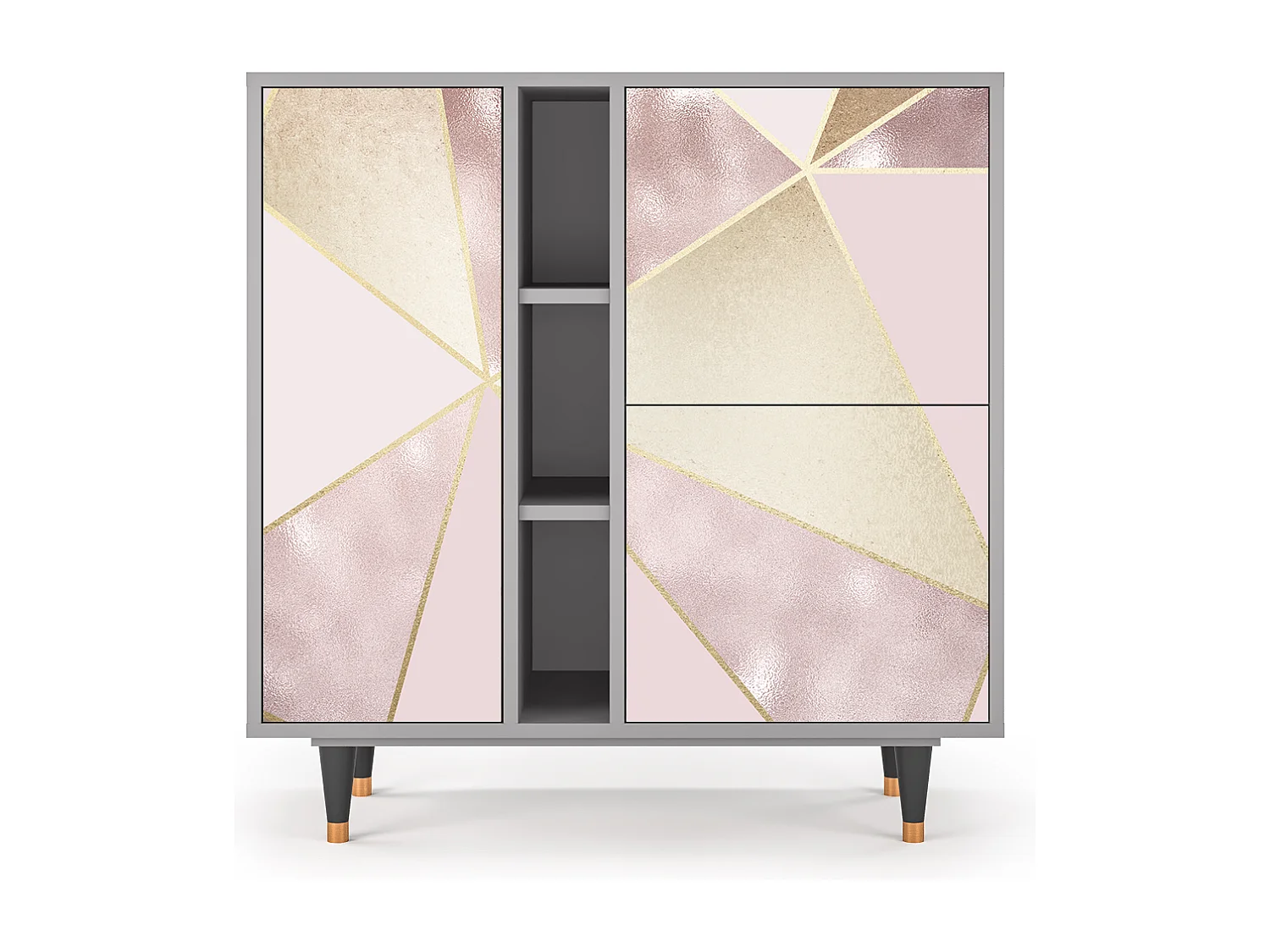 Kredens - 94х96х41 cm - BS5 - Cosmopolitan Diva, Szary