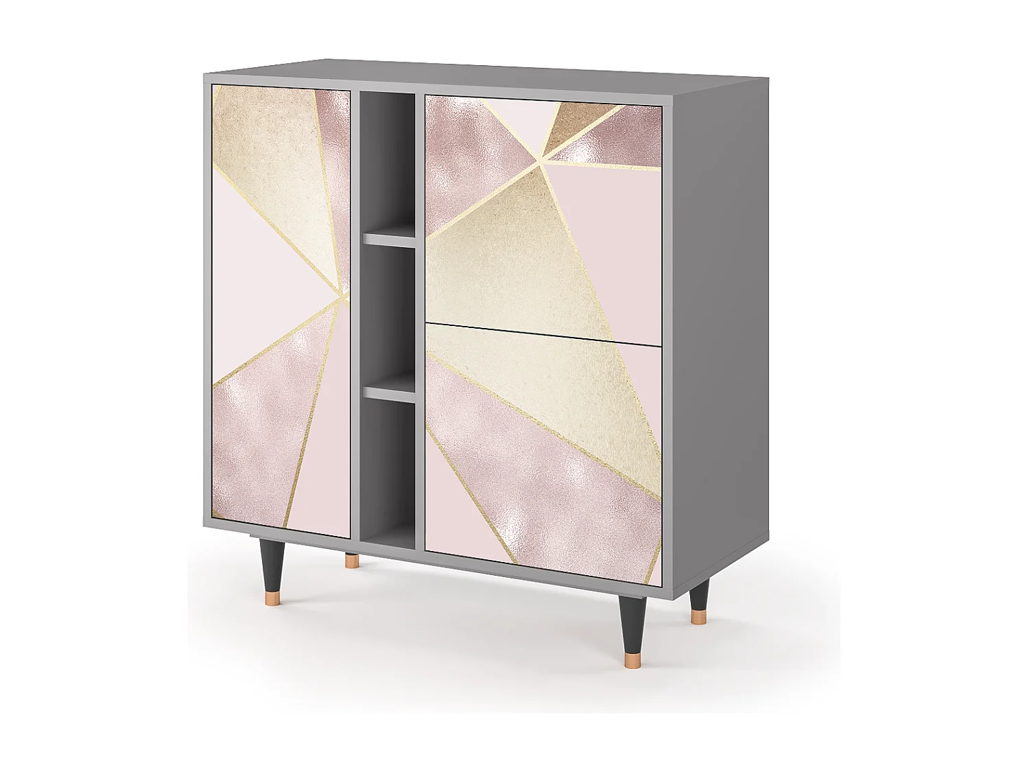 Kredens - 94х96х41 cm - BS5 - Cosmopolitan Diva, Szary