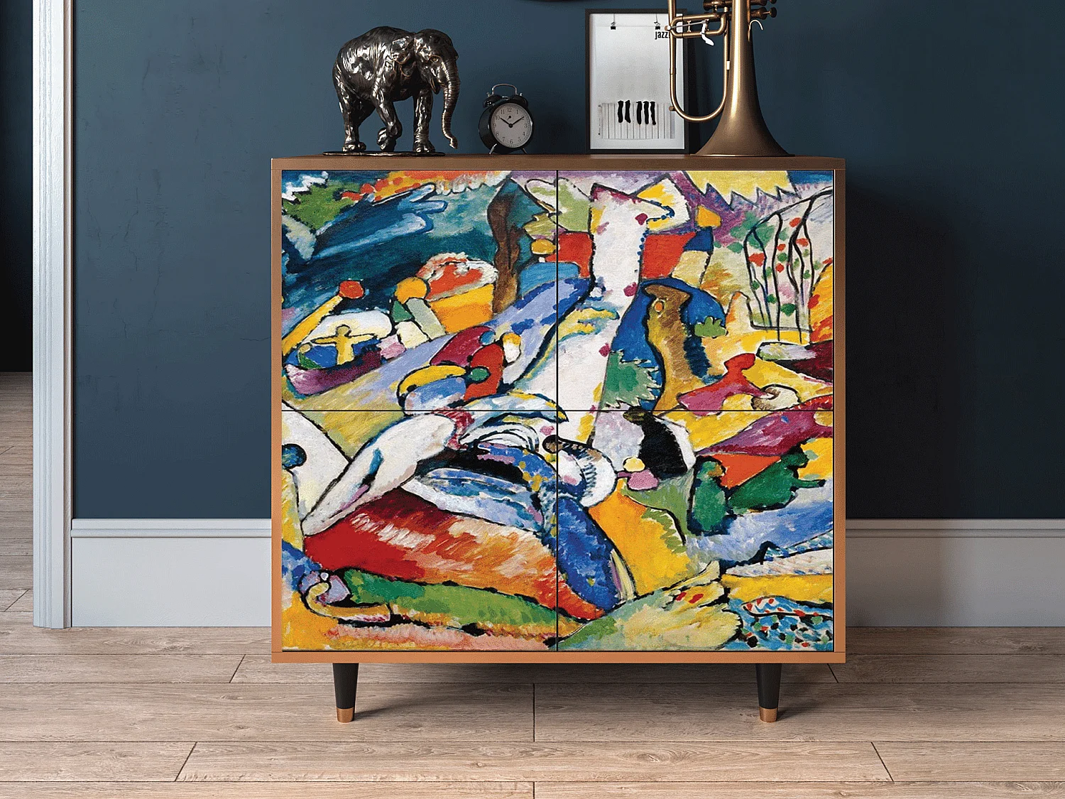 Aparador - 94x96x48 cm - BS3 - Improvisation 26  , Nogal