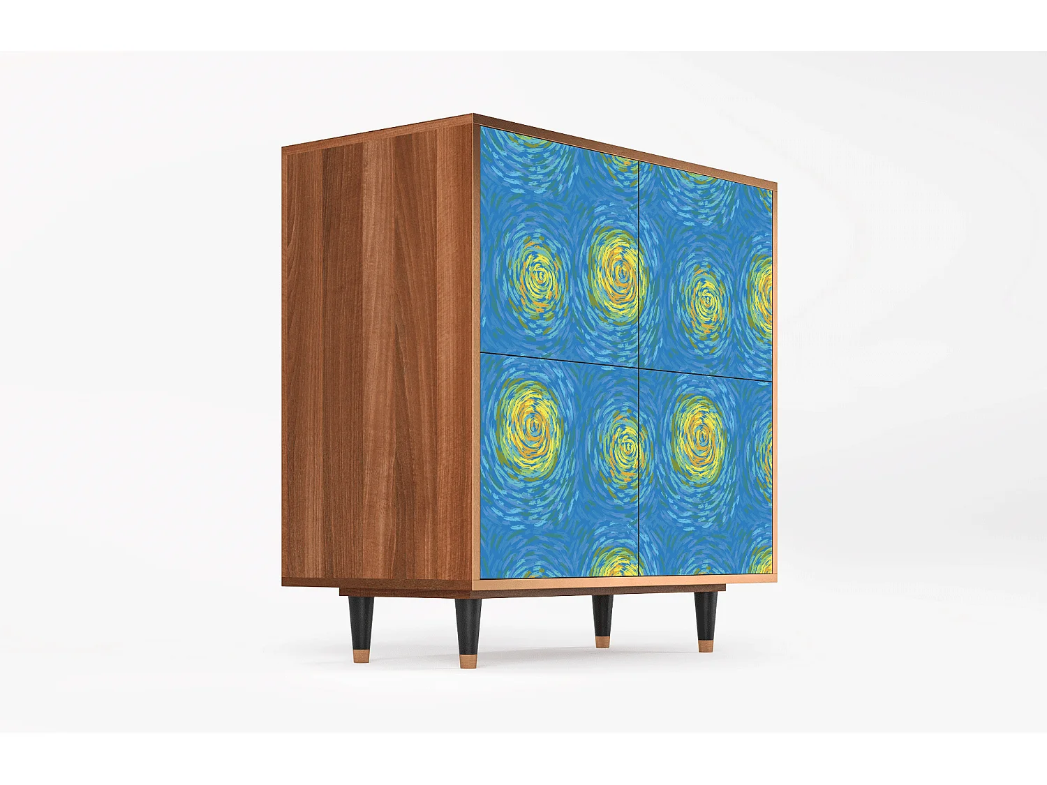 Credenza - 94x96x48 cm - BS3 - Van Gogh Lights, Noce