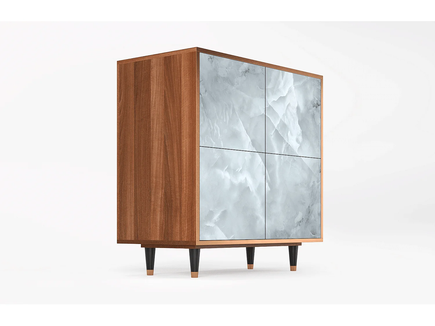 Buffet - 94x96x48 cm - BS3 - The Onyx, Noyer