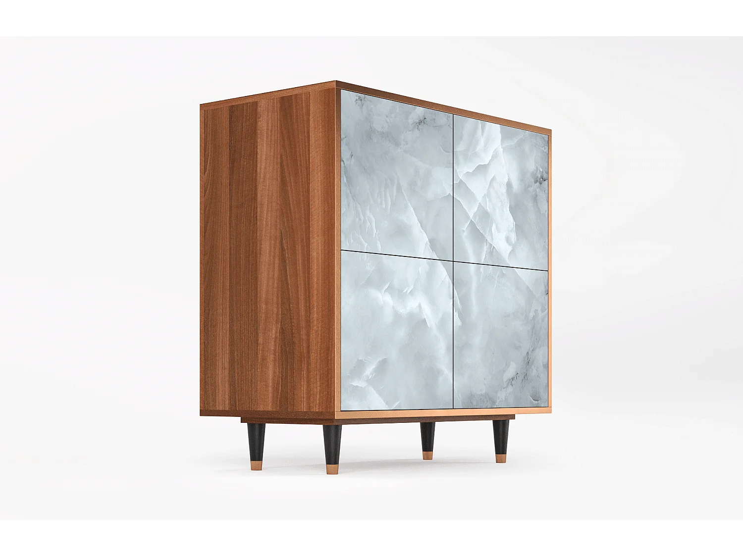 Buffet - 94x96x48 cm - BS3 - The Onyx, Noyer