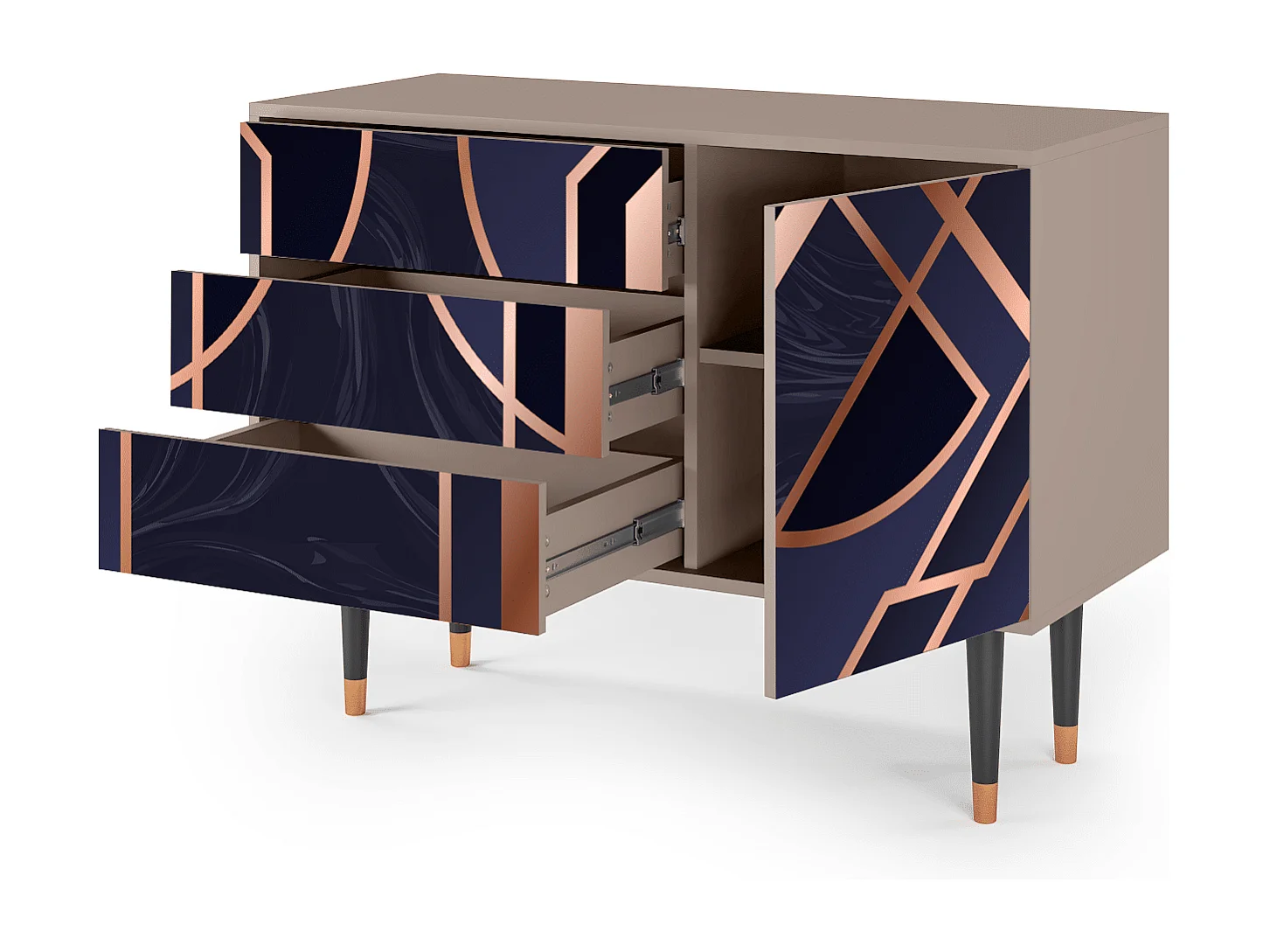 Buffet - 115х84х41 cm - S3 - Purple Temple, Latte