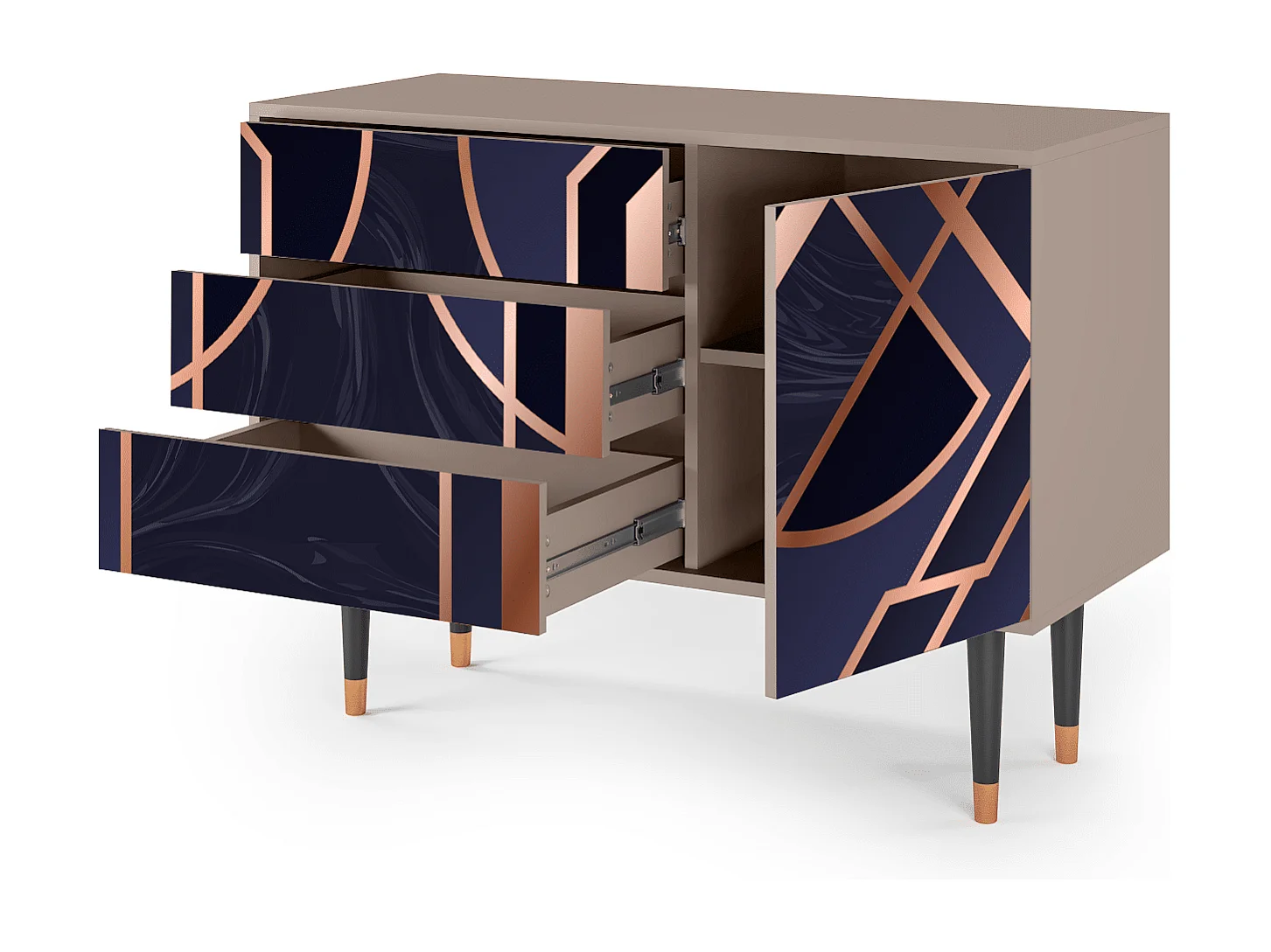 Buffet - 115х84х41 cm - S3 - Purple Temple, Latte