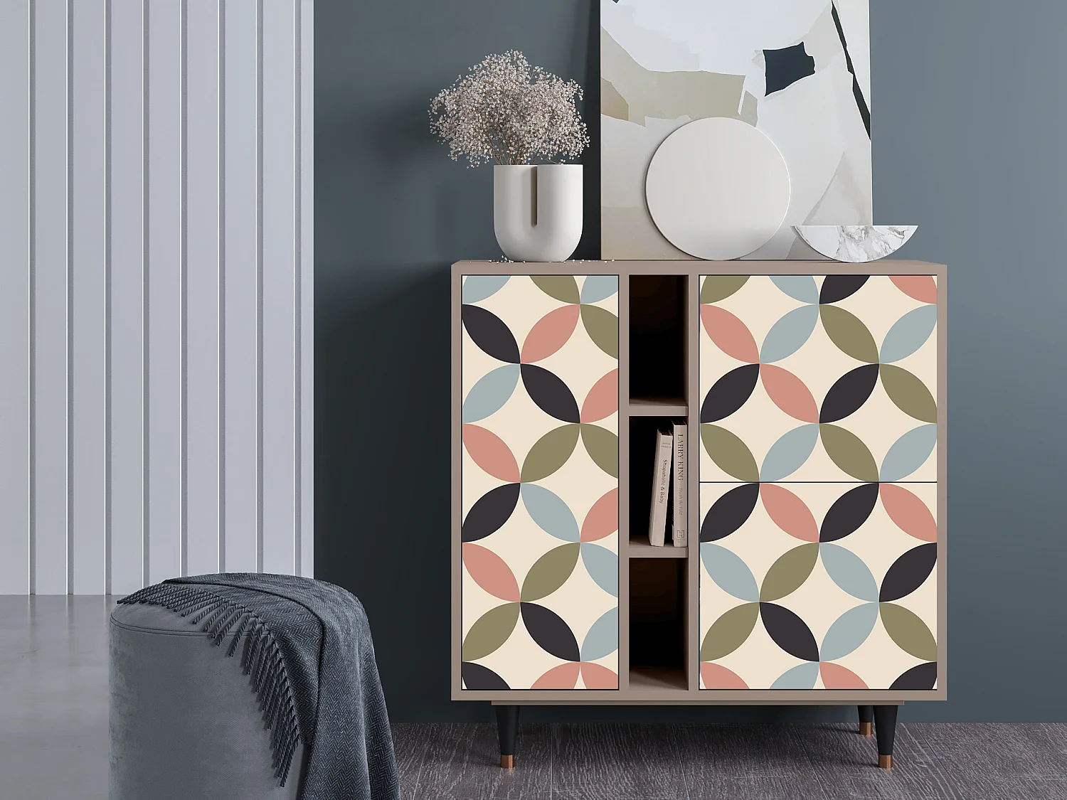Credenza - 94х96х41 cm - BS5 - Butterfly Effect, Latte