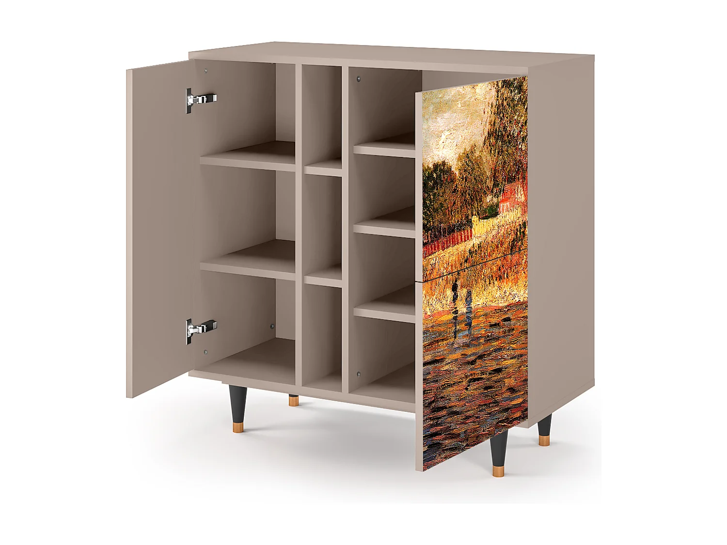 Kredens - 94х96х41 cm - BS5 - The Banks, Latte