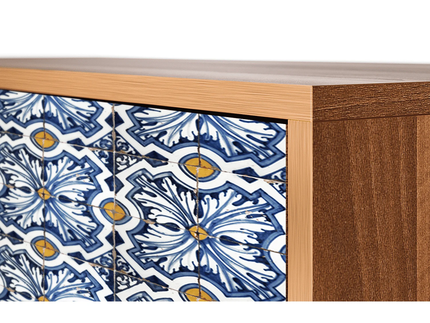 Buffet - 115х84х41 cm - S3 - Lovely Cornflowers, Noyer