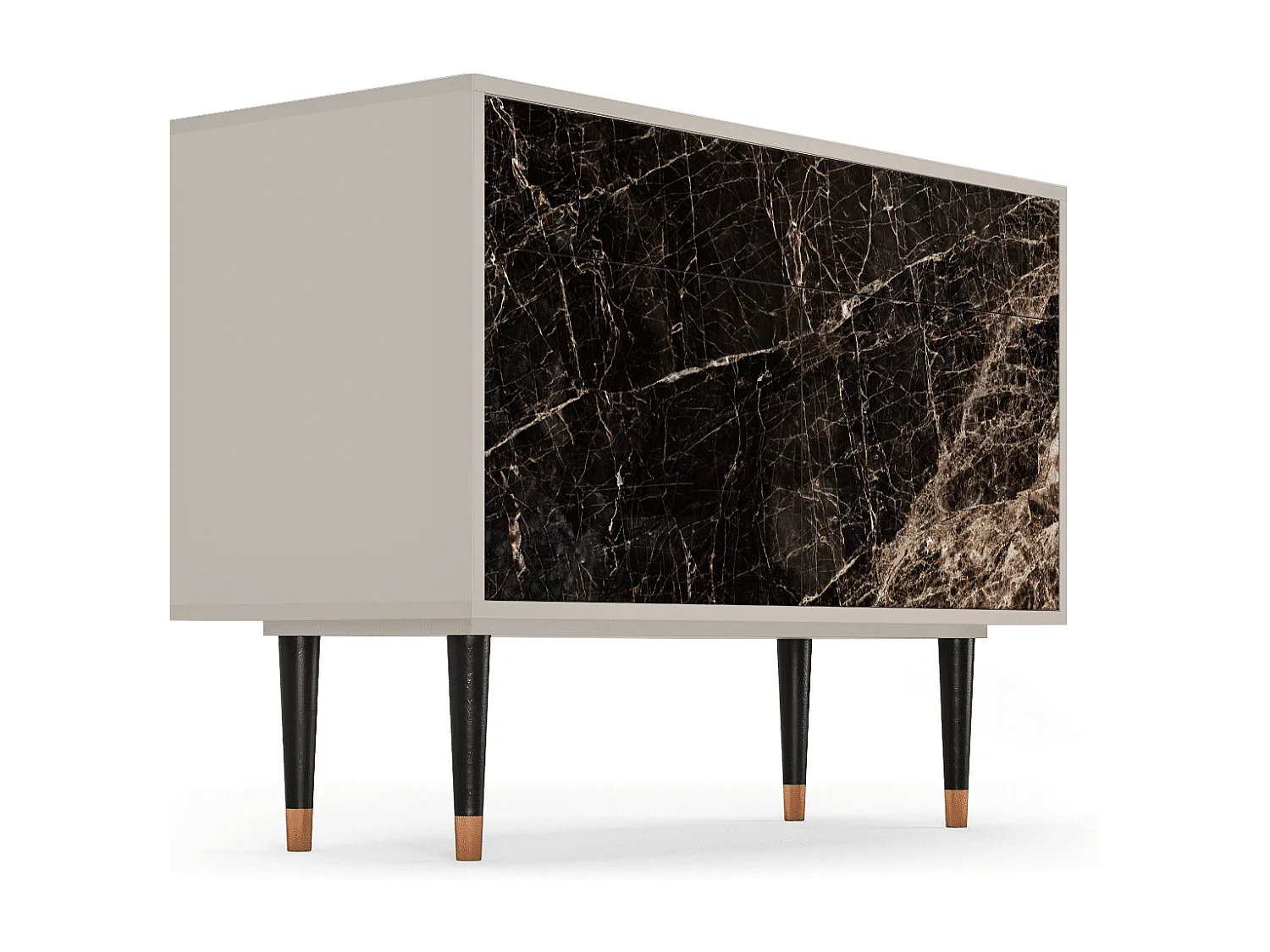 Credenza - 115x85x48 cm - BS4 - Night Abyss, Sabbia