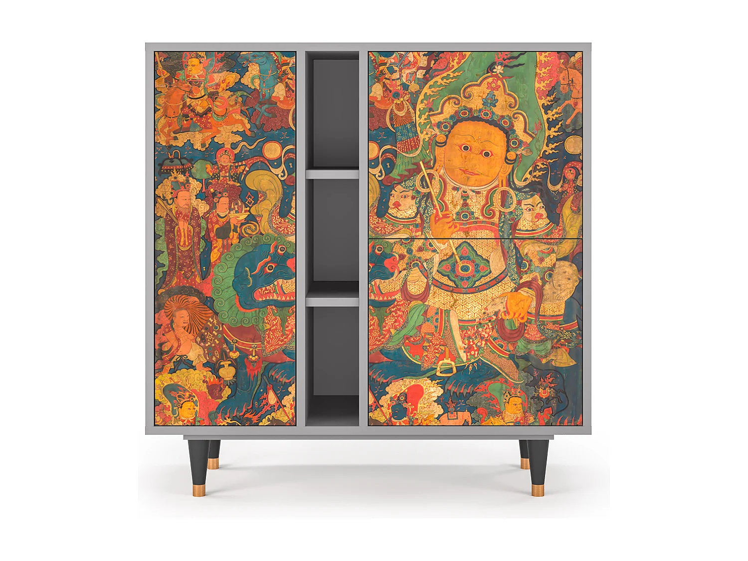 Kredens - 94х96х41 cm - BS5 - God by Vaisravana , Szary