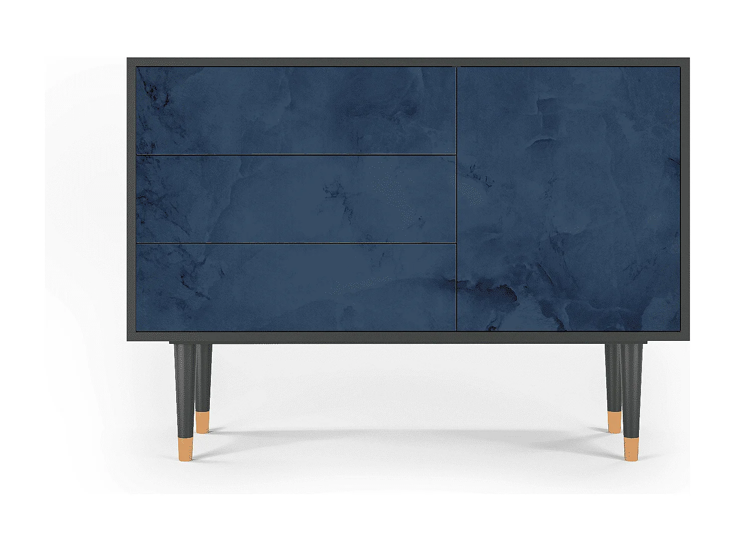 Kredens - 115х84х41 cm - S3 - Endless Galaxi, Antracyt