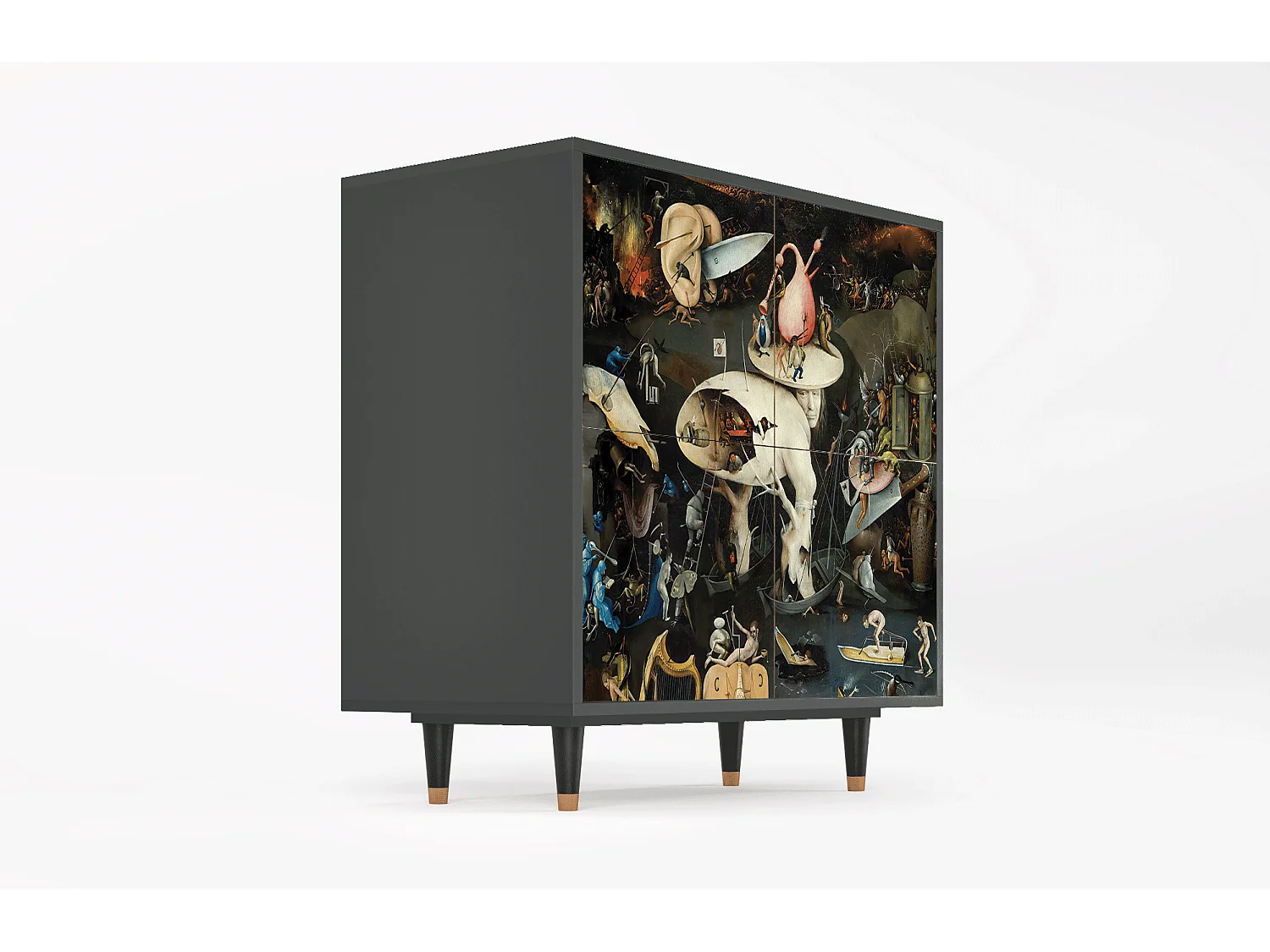 Dressoir - 94x96x48 cm - BS3 - The Garden 2, Antraciet