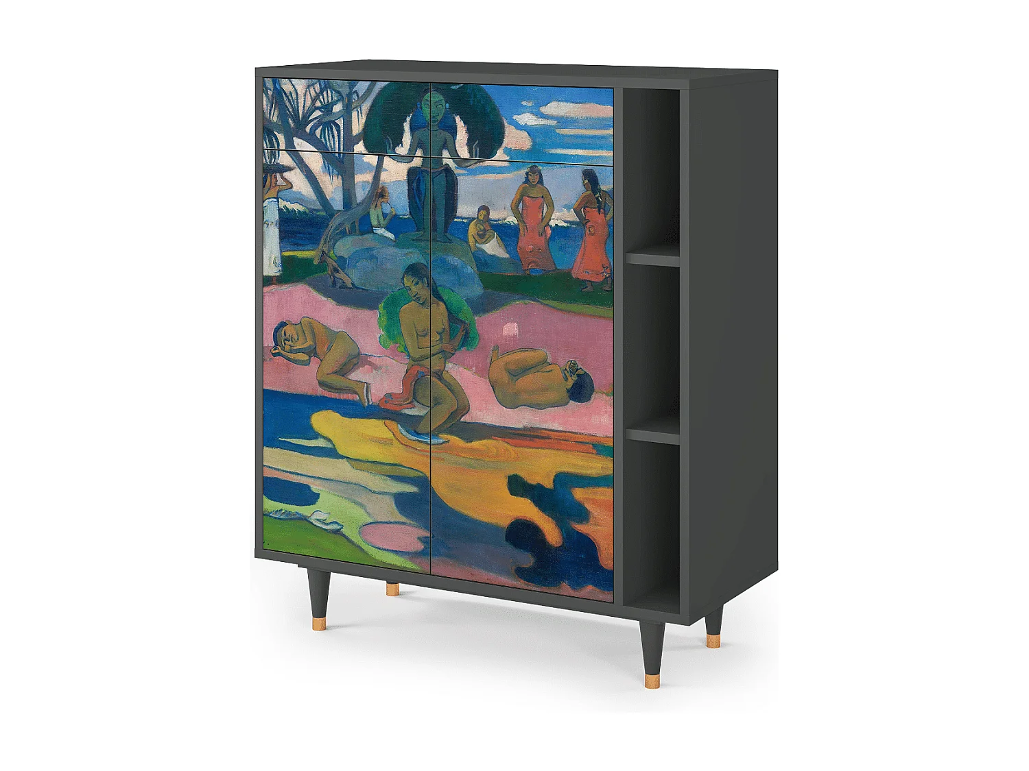 Sideboard - 96х110х41 cm - BS6 - Day of the God, Anthrazit