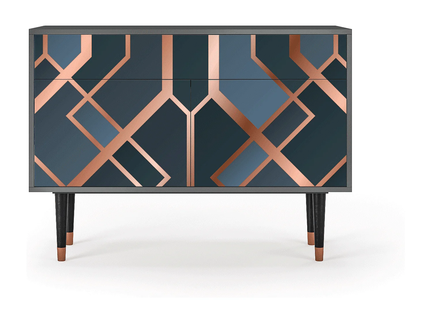 Dressoir - 115x85x48 cm - BS4 - Ashy 1920', Antraciet