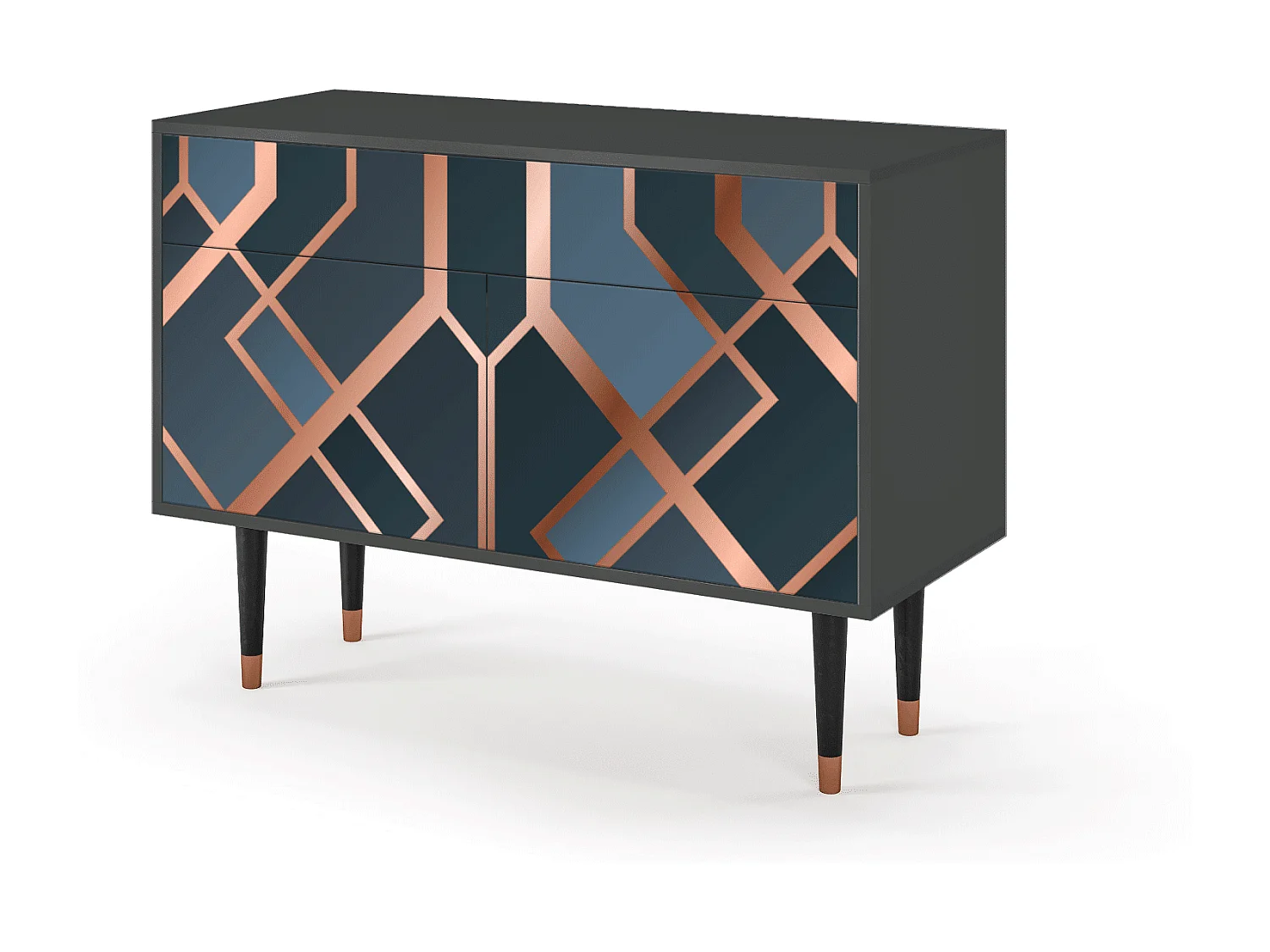 Dressoir - 115x85x48 cm - BS4 - Ashy 1920', Antraciet