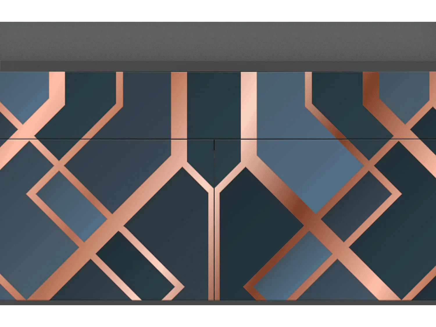 Dressoir - 115x85x48 cm - BS4 - Ashy 1920', Antraciet