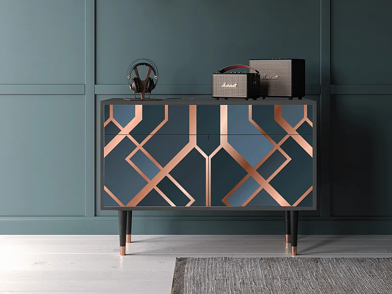 Dressoir - 115x85x48 cm - BS4 - Ashy 1920', Antraciet