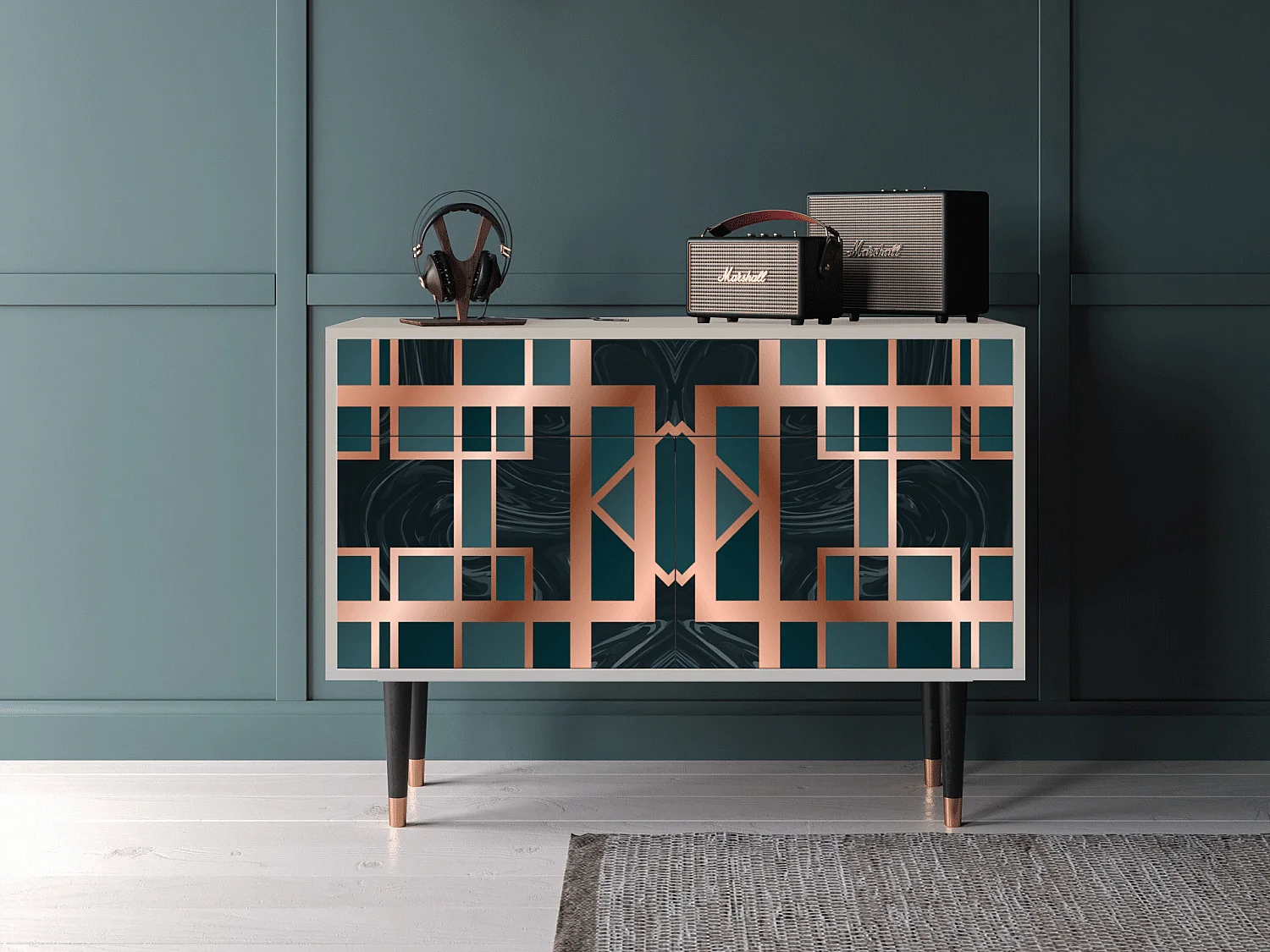 Buffet - 115x85x48 cm - BS4 - Emerald Metro, Sable