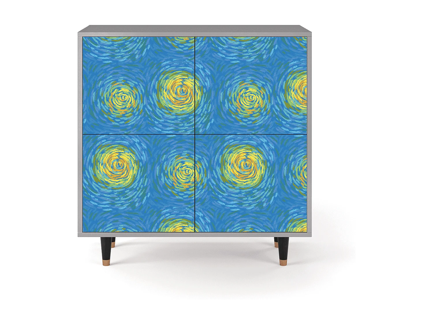 Sideboard - 94x96x48 cm - BS3 - Van Gogh Lights, Grau