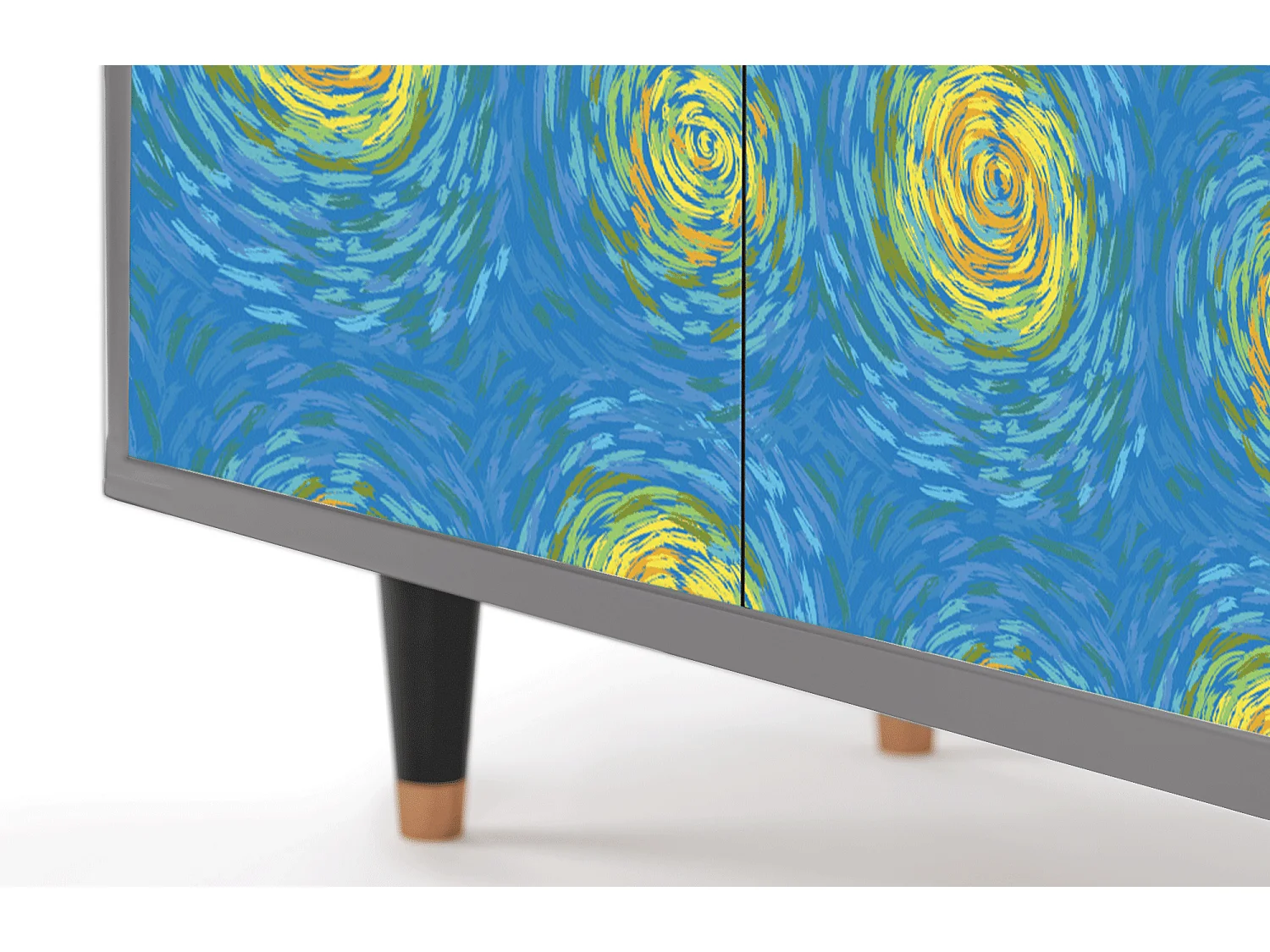 Buffet - 94x96x48 cm - BS3 - Van Gogh Lights, Gris