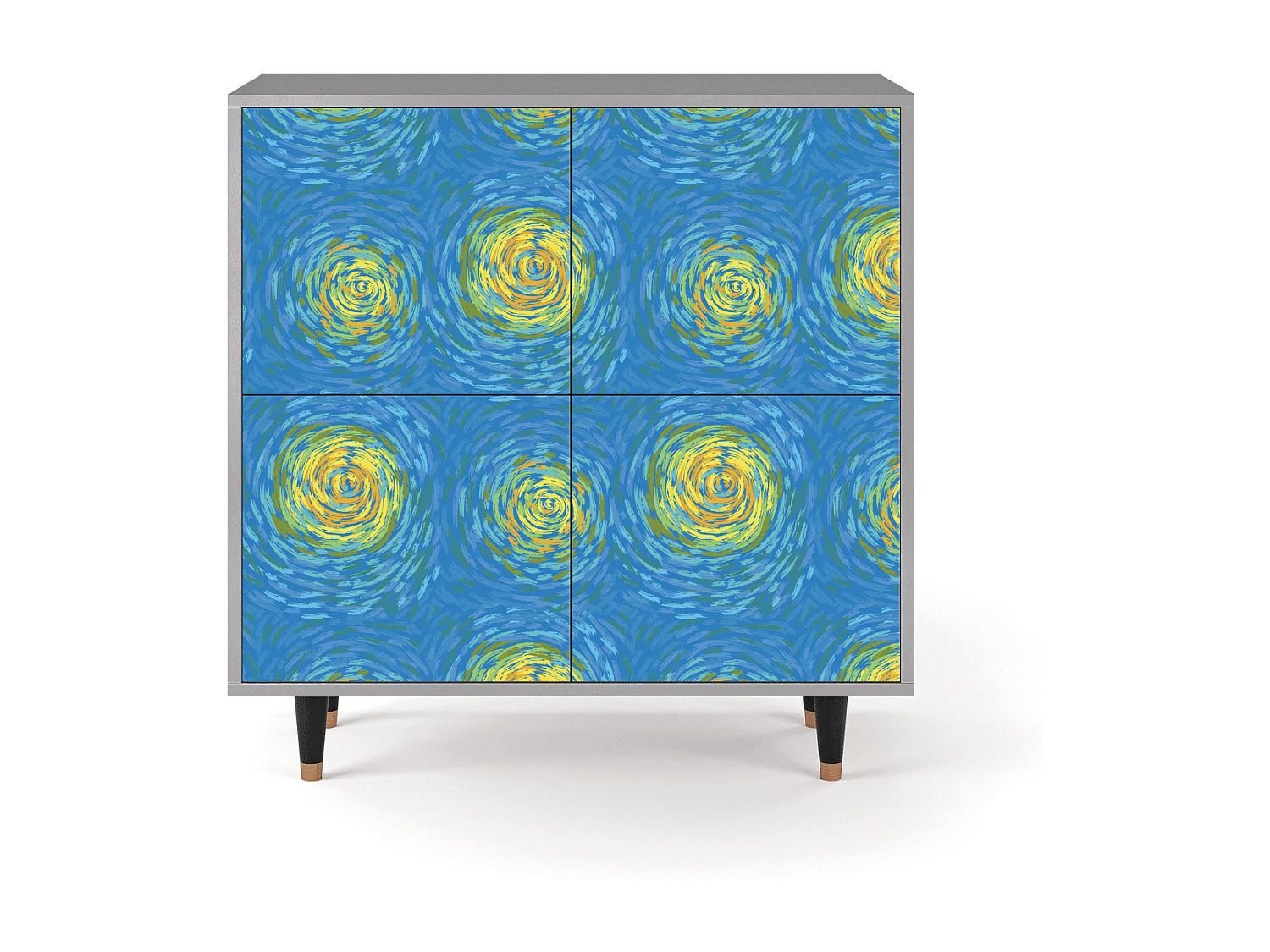 Credenza - 94x96x48 cm - BS3 - Van Gogh Lights, Grigio