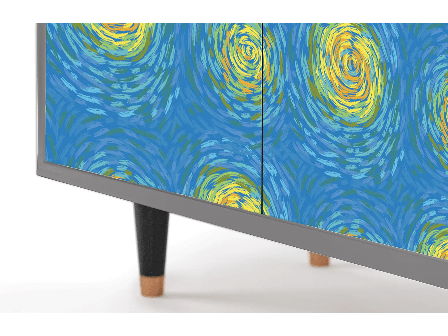 Credenza - 94x96x48 cm - BS3 - Van Gogh Lights, Grigio
